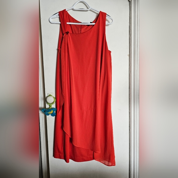 Sleeveless Addition Elle Dress, Coral, Size 1XL - Picture 1 of 5